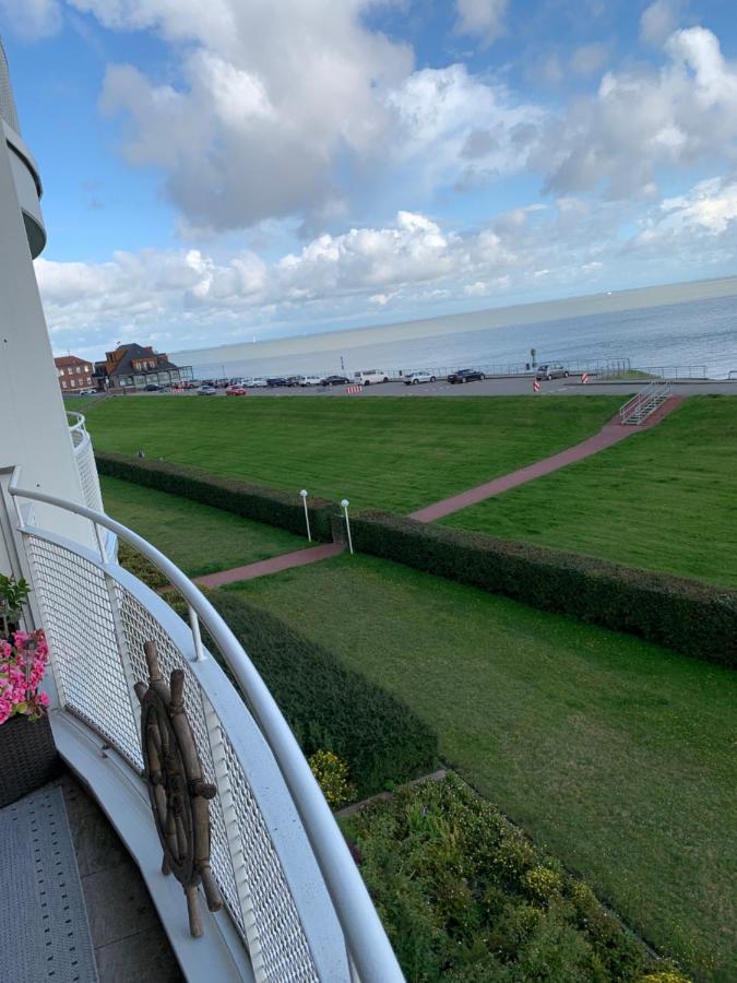 Studio Mit Meerblick Und Grosser Loggia - Direktzugang Zur Nordsee 빌헬름스하펜 외부 사진