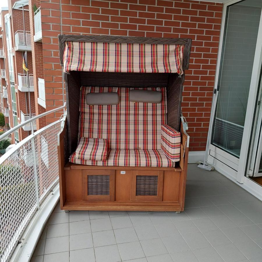 Studio Mit Meerblick Und Grosser Loggia - Direktzugang Zur Nordsee 빌헬름스하펜 외부 사진