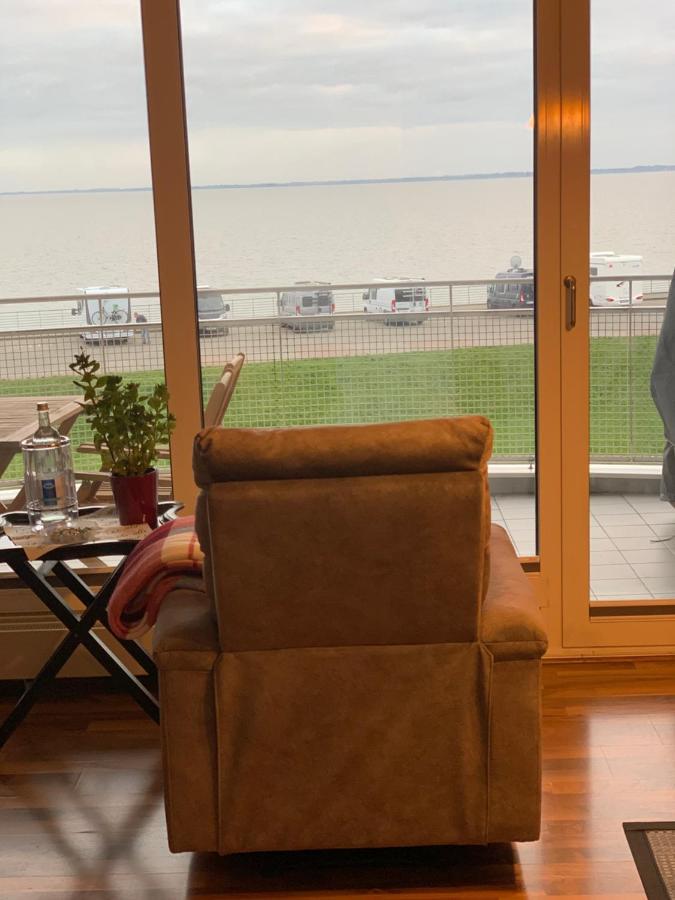 Studio Mit Meerblick Und Grosser Loggia - Direktzugang Zur Nordsee 빌헬름스하펜 외부 사진