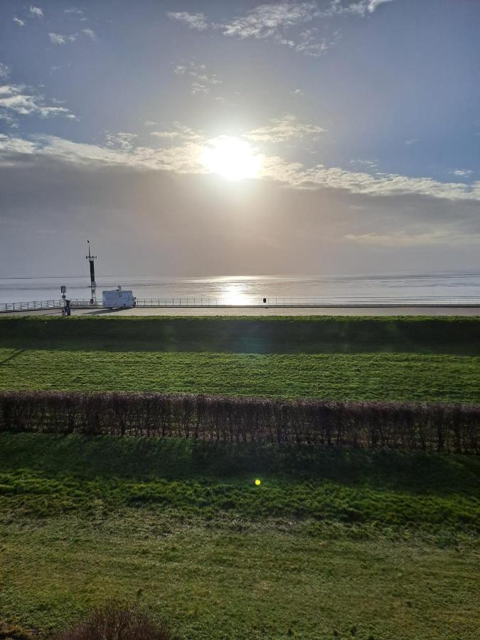 Studio Mit Meerblick Und Grosser Loggia - Direktzugang Zur Nordsee 빌헬름스하펜 외부 사진